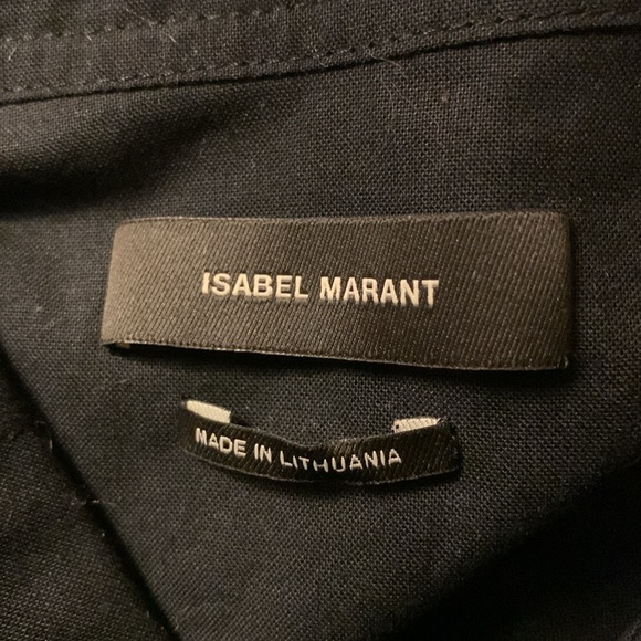 Isabel Marant Etoile Grey Valentine 100% Cotton Dress Size XS - Picture 13 of 16